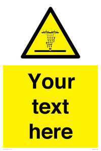 Custom warning geyser water jet